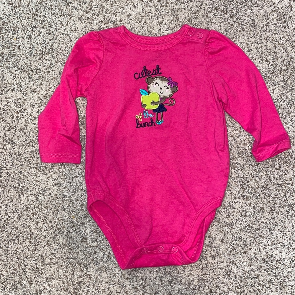 Jumping Beans Cutest of the Bunch Monkey onesie